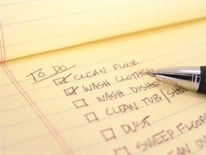 Chore list
